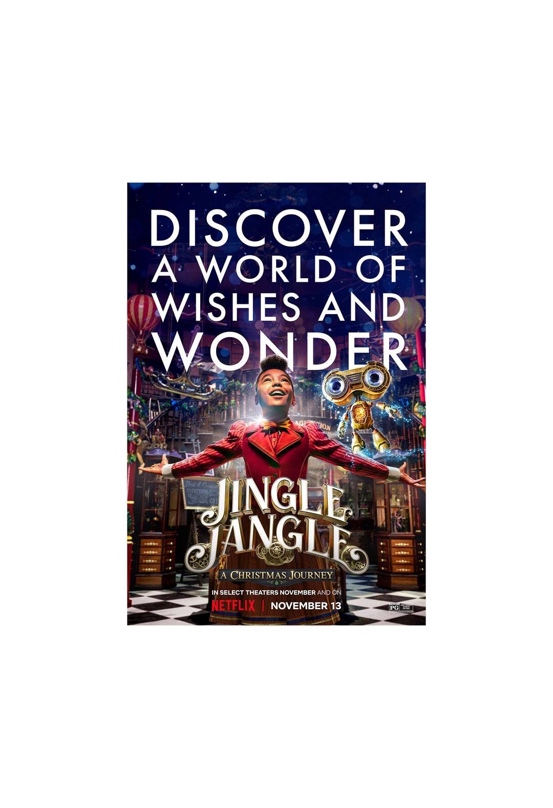 Jingle Jangle A Christmas Journey Movie Poster High Quality Etsy