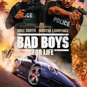 Bad Boys for Life Movie Poster Glossy High Quality Print Photo Will Smith Martin Lawrence Hudgens Size 8x10 11x17 16x20 22x28 24x36 27x40 2 image 2