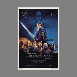 Etsy Poster Galaxy - the Guardians of