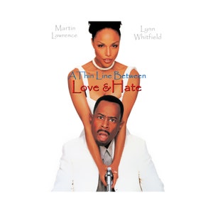 A Thin Line Between Love and Hate Movie Poster Quality Glossy Print Photo Wall Art Martin Lawrence Sizes 8x10 11x17 16x20 22x28 24x36 27x40