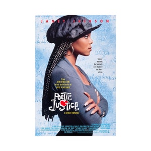Poetic Justice Movie Poster Quality Glossy Print Photo Wall Art Janet Jackson Tupac Shakur Sizes 8x10 11x17 16x20 22x28 24x36 27x40