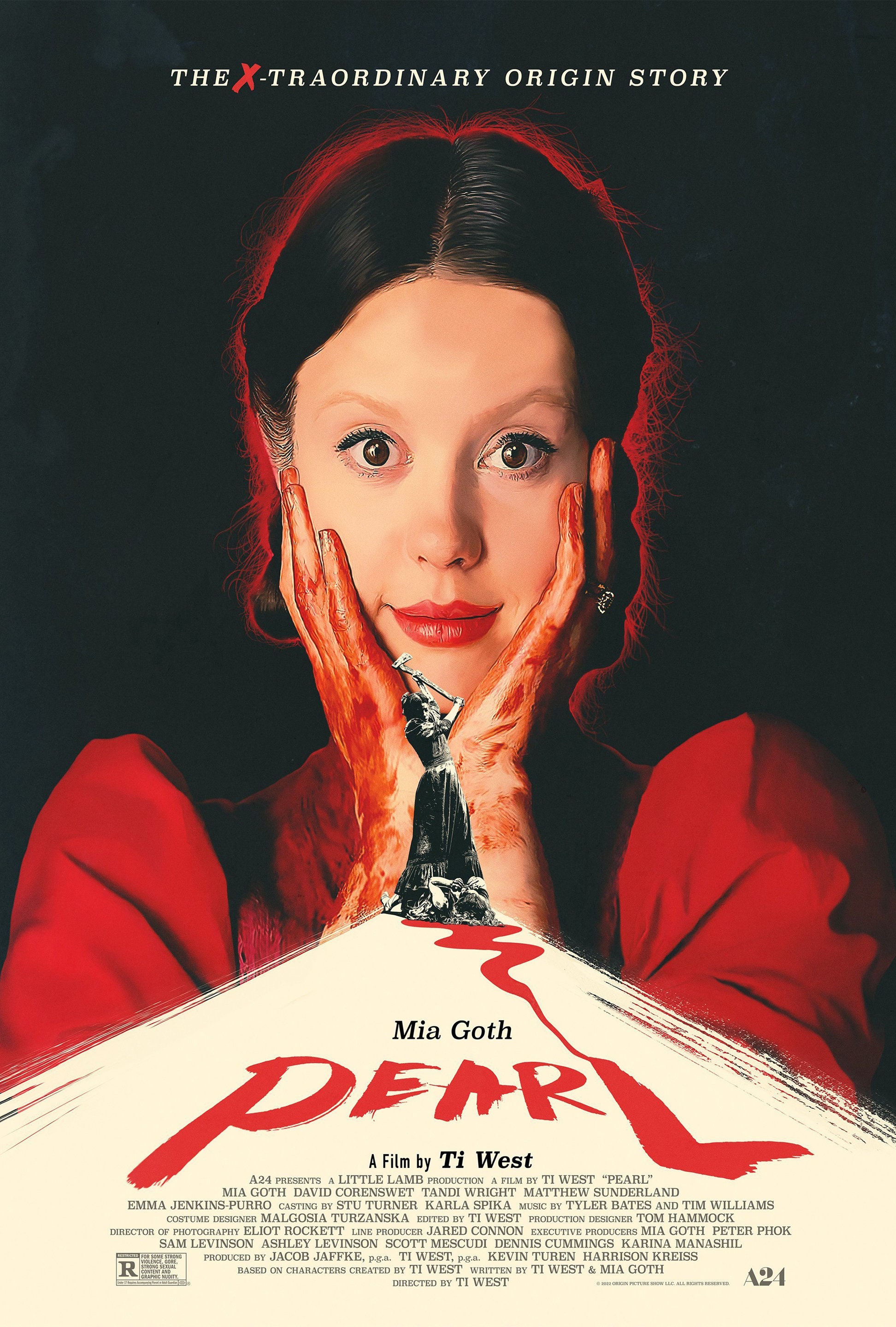 A24公式 パール Pearl シルクスクリーン ポスター 映画『パール』/ A24 公式ポスター