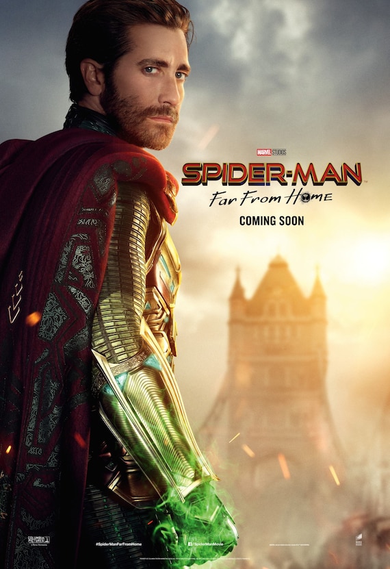 Spiderman Far From Home Poster Marvel Movie Character Print 11x17/" 24x36/" 27x40/"