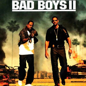 Bad Boys II Movie Poster Glossy High Quality Print Photo Will Smith Martin Lawrence Gabrielle Union Sizes 8x10 11x17 16x20 22x28 24x36 27x40 image 2