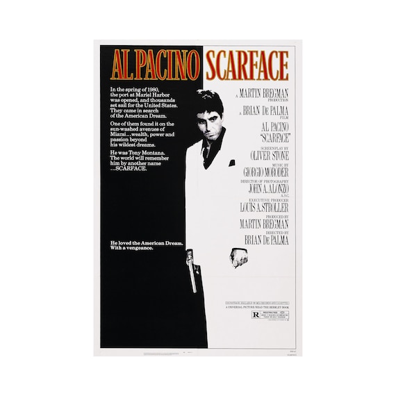 Scarface Poster, Scarface Movie Poster