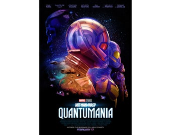 Ant-Man and the Wasp Quantumania Movie Poster Quality Glossy Print Photo Wall Art Paul Rudd Sizes 8x10 11x17 16x20 22x28 24x36 27x40 #2