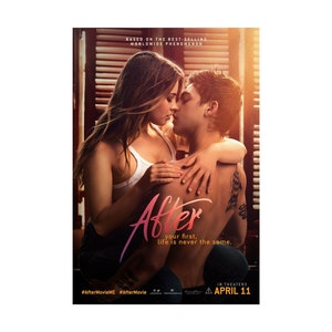 After Movie Poster Quality Glossy Print Photo Art Josephine Langford, Hero Fiennes Tiffin Sizes 8x10 11x17 16x20 22x28 24x36 27x40