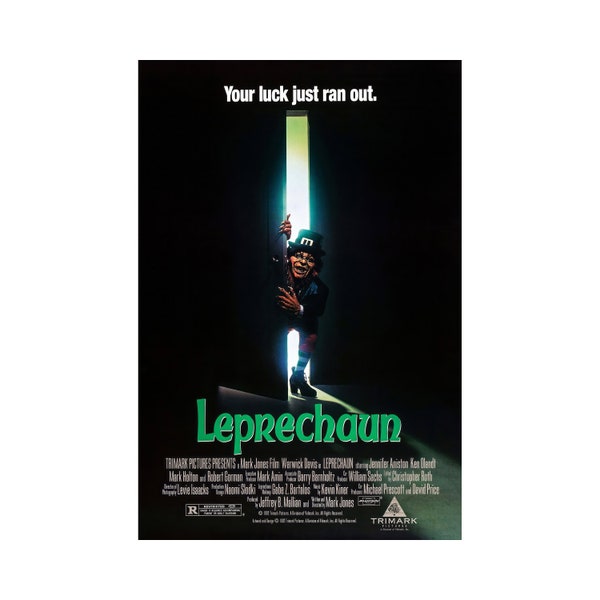 Leprechaun Movie Poster Quality Glossy Print Photo Wall Art Stars Jennifer Aniston Sizes 8x10 11x17 16x20 22x28 24x36 27x40 #1