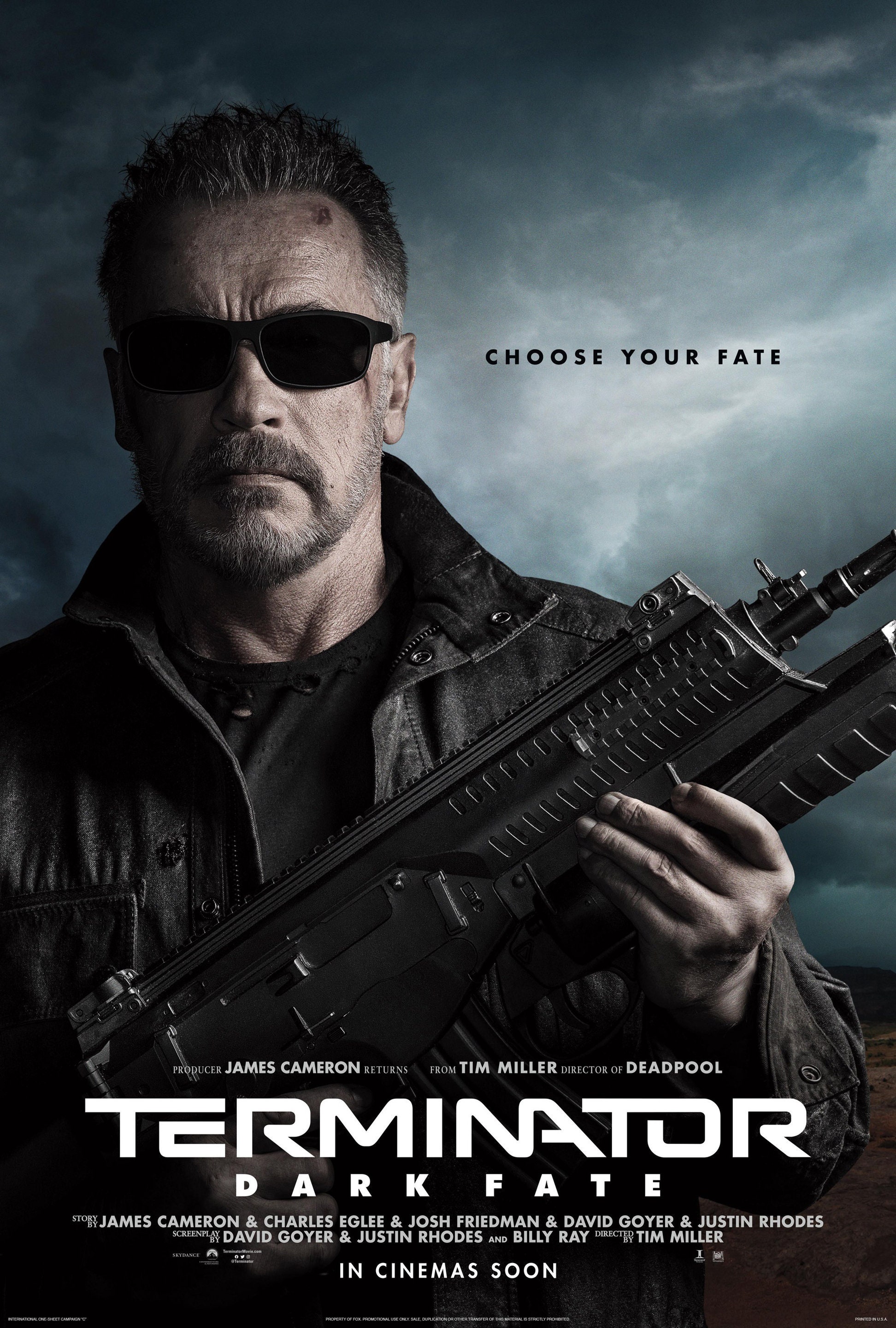 or 27" x 40" 24" x 36" Terminator Dark Fate 12" x 18" or 27" x 40" 24" x 36" Terminator Dark Fate 12" x 18"