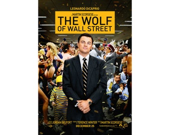 The Wolf of Wall Street Movie Poster High Quality Glossy Print