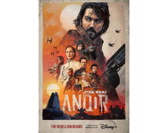 Andor Movie Poster TV Series Quality Glossy Print Photo Wall Art Star Wars Diego Luna Sizes 8x10 11x17 16x20 22x28 24x36 27x40 #1