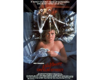 A Nightmare on Elm Street Movie Poster Quality Glossy Print Photo Art Freddy Krueger Johnny Depp Sizes 8x10 11x17 16x20 22x28 24x36 27x40