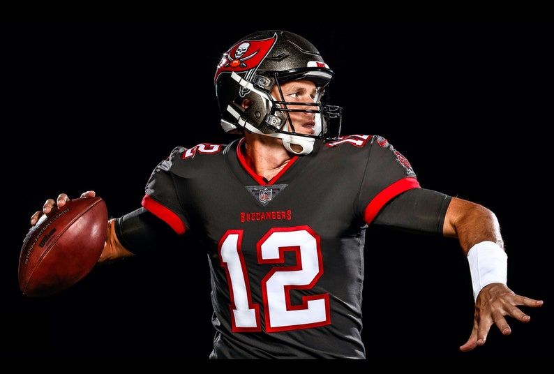 Tom Brady NFL Football Poster Print Photo Wall Art Limited image 0