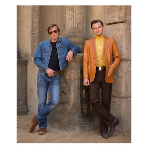 Once Upon a Time in Hollywood Movie Poster Print Photo Leonardo DiCaprio Brad Pitt Margot Robbie Sizes 8x10 11x17 16x20 22x28 24x36 27x40 #2