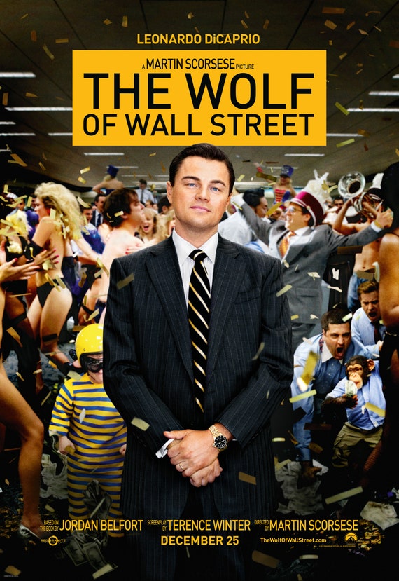 アートポスター THE WOLF OF WALL STREET The Wolf of Wall Street Movie Poster High Quality Glossy Print