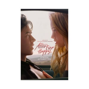 After Ever Happy Movie Poster Quality Glossy Print Photo Art Josephine Langford Hero Fiennes Tiffin Size 8x10 11x17 16x20 22x28 24x36 27x40