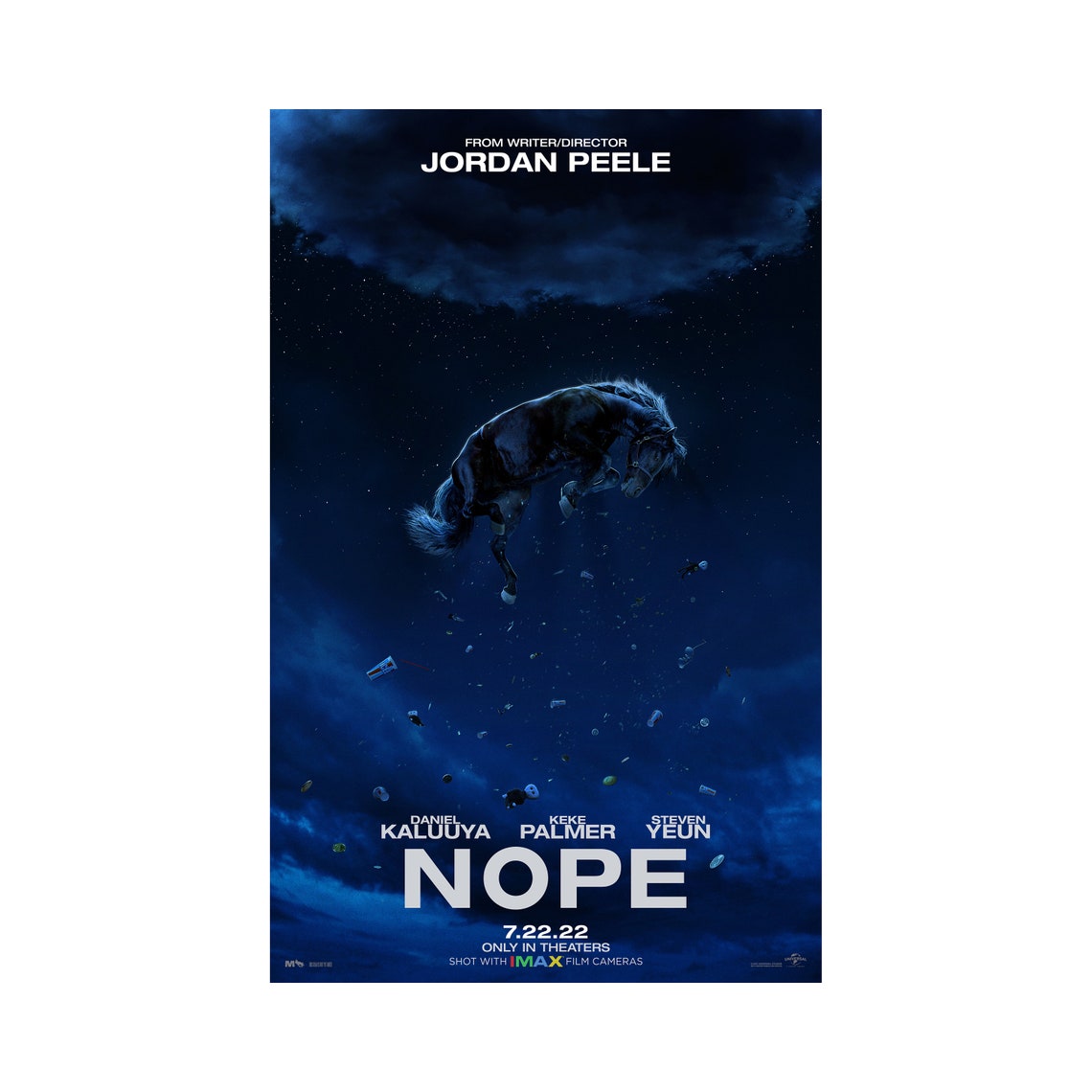 Nope Movie Poster Quality Glossy Print Photo Wall Art Jordan Etsy