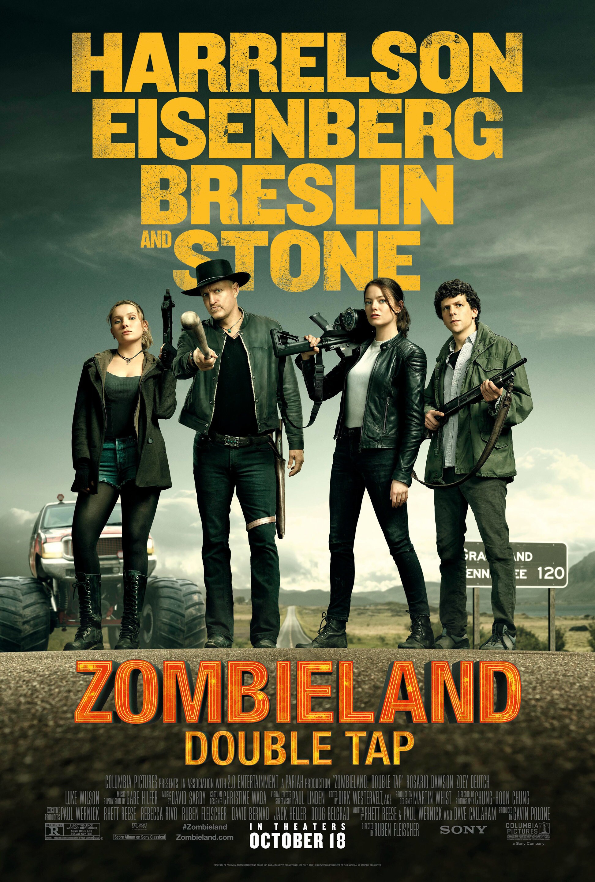 Zombieland Double Tap Movie Poster Glossy Quality Print Photo - Etsy