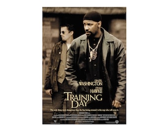 Training Day Movie Poster High Quality Glossy Print Photo Wall Art Denzel Washington Ethan Hawke Sizes 8x10 11x17 16x20 22x28 24x36 27x40