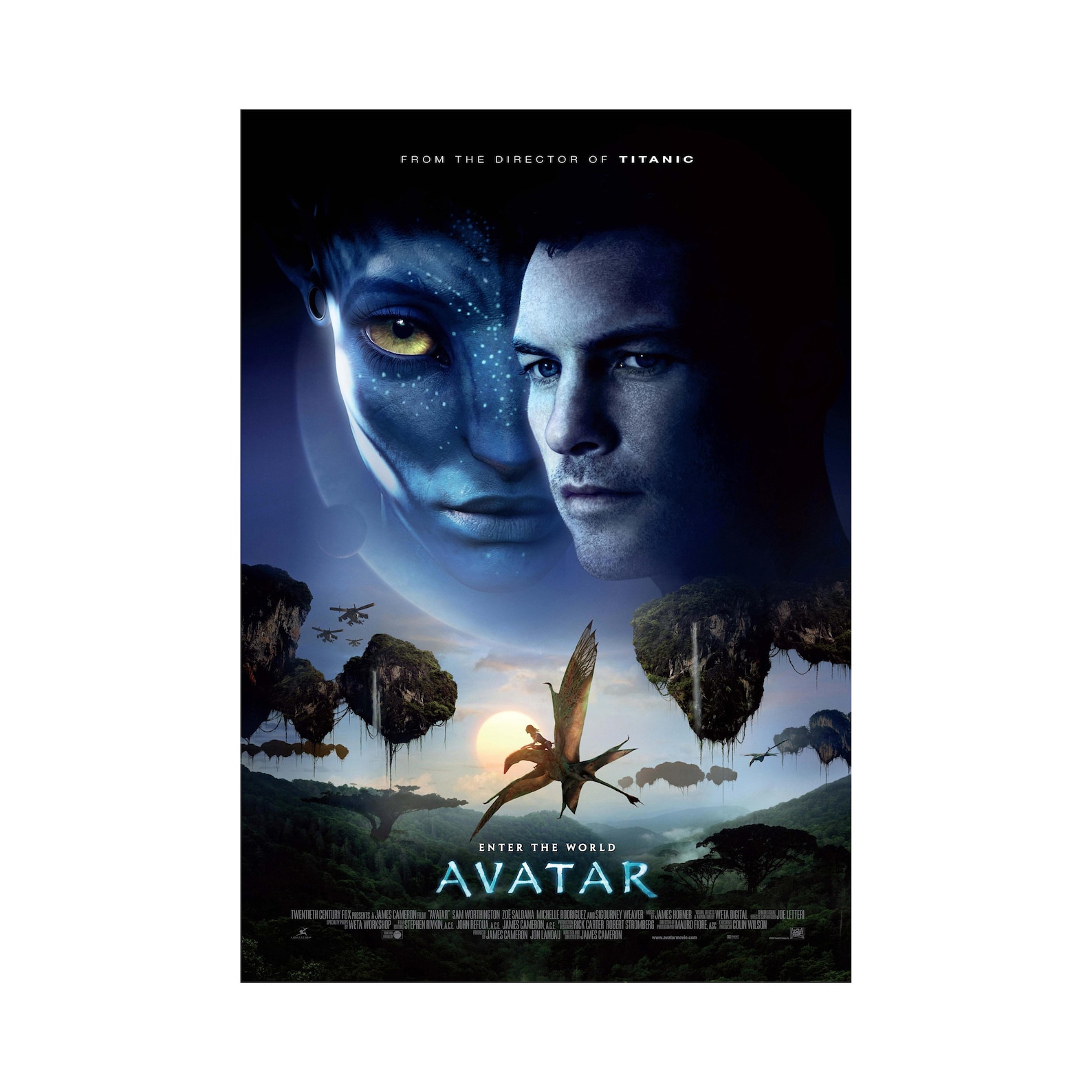 Avatar Movie Poster Quality Glossy Print Photo Wall Art James Etsy
