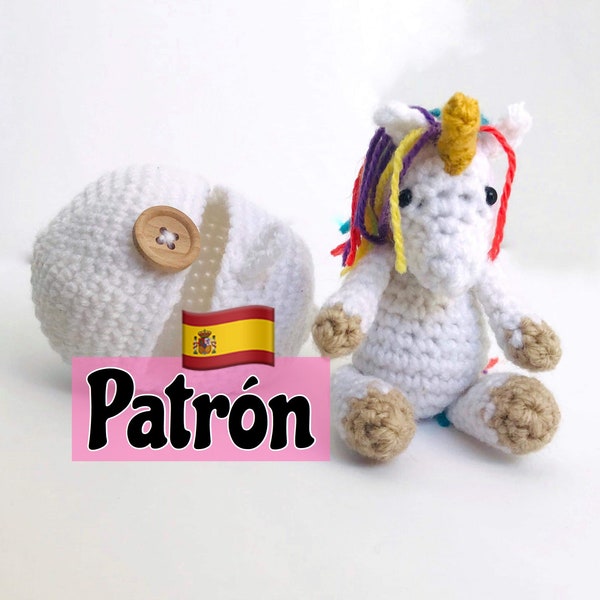 ESPAÑOL Patrón Unicornio en huevo