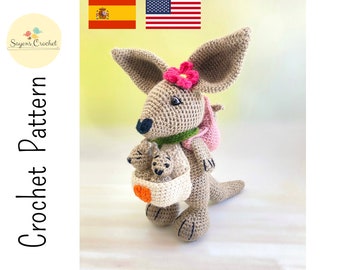 PATTERN Mommy Kangaroo English/ Spanish