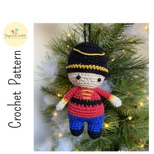 CROCHET PATTERN Nutcracker Amigurumi Ornament