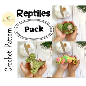 ENGLISH PATTERN Tiki Egg Reptiles PACK