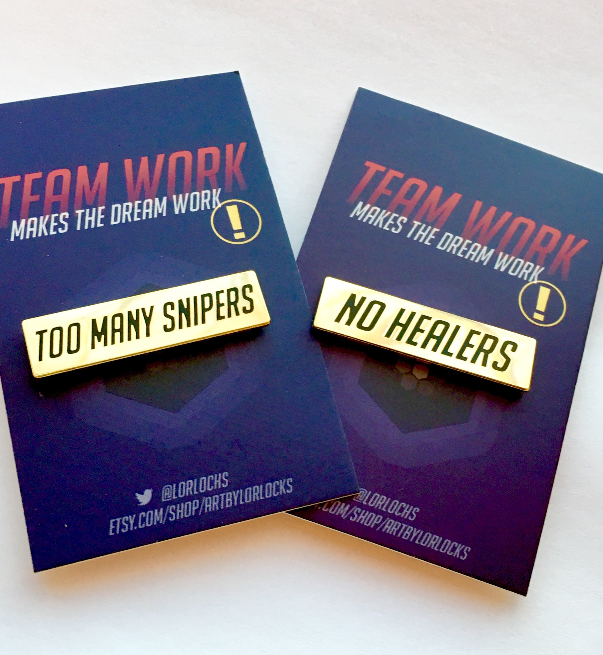 Overwatch Team Comp Enamel Pins