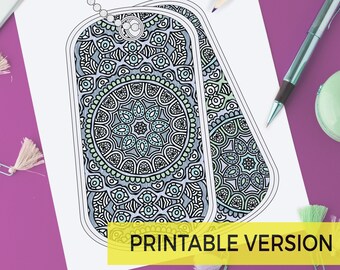 Coloring Book Army Etsy