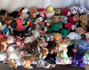 etsy beanie babies sold