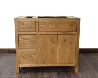 White oak vanity 36 deals