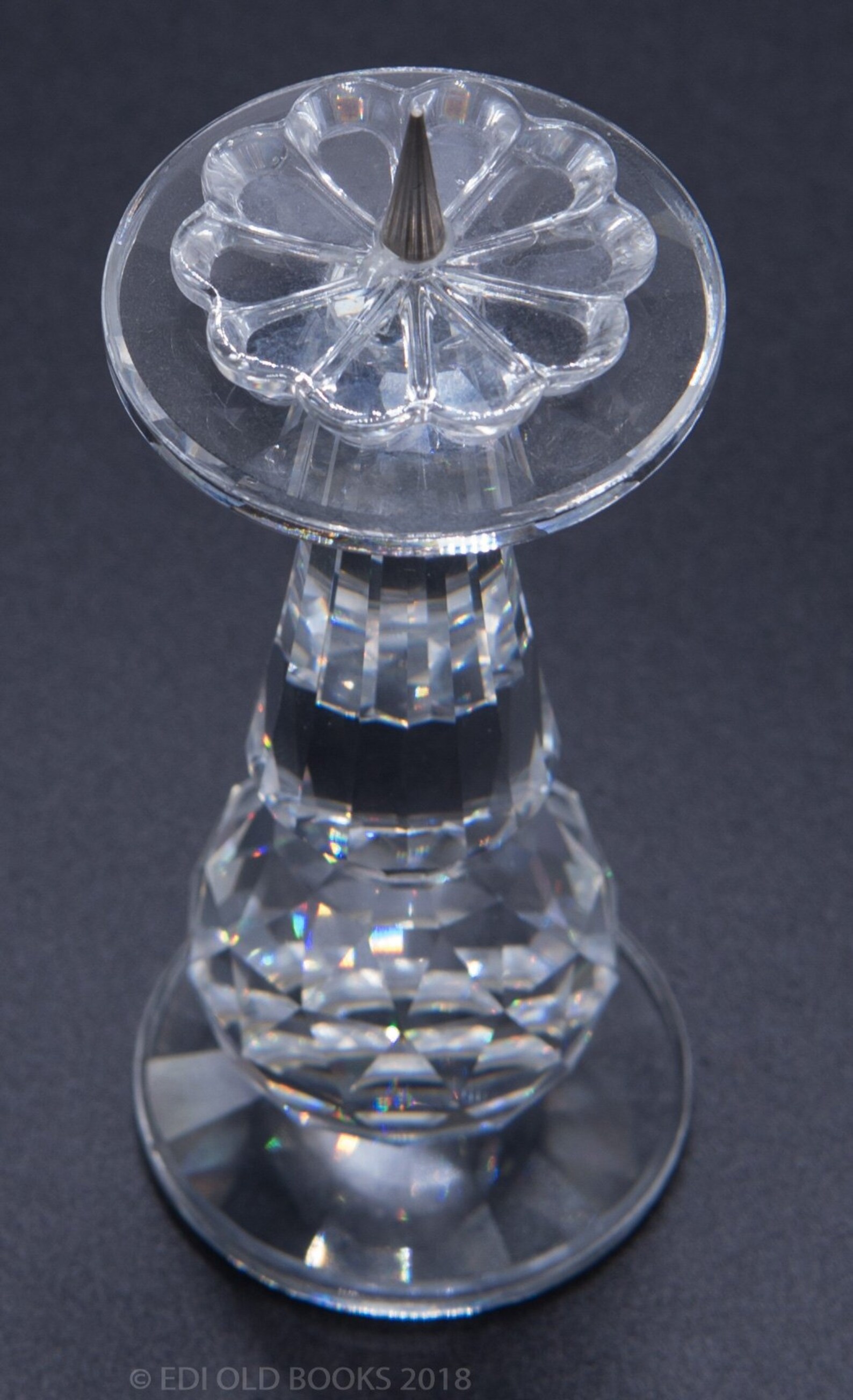 Vintage Retired Swarovski Crystal Candle Holder Etsy