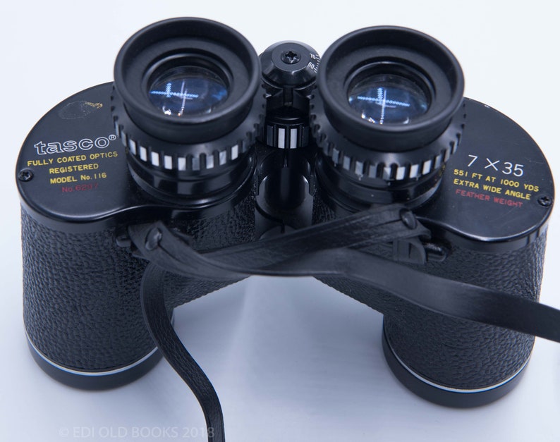 Vintage Tasco Fully Coated Binoculars Model 116 Feather Etsy