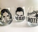 Schitts creek glasses, party gift, ew David, rosebud motel, eat glass. 