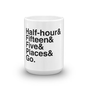 Media hora - 15 oz. Taza