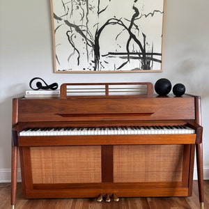 Baldwin Acrosonic Scandinavian Piano Midcentury Modern Design image 10