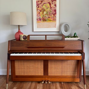 Baldwin Acrosonic Scandinavian Piano Midcentury Modern Design image 2