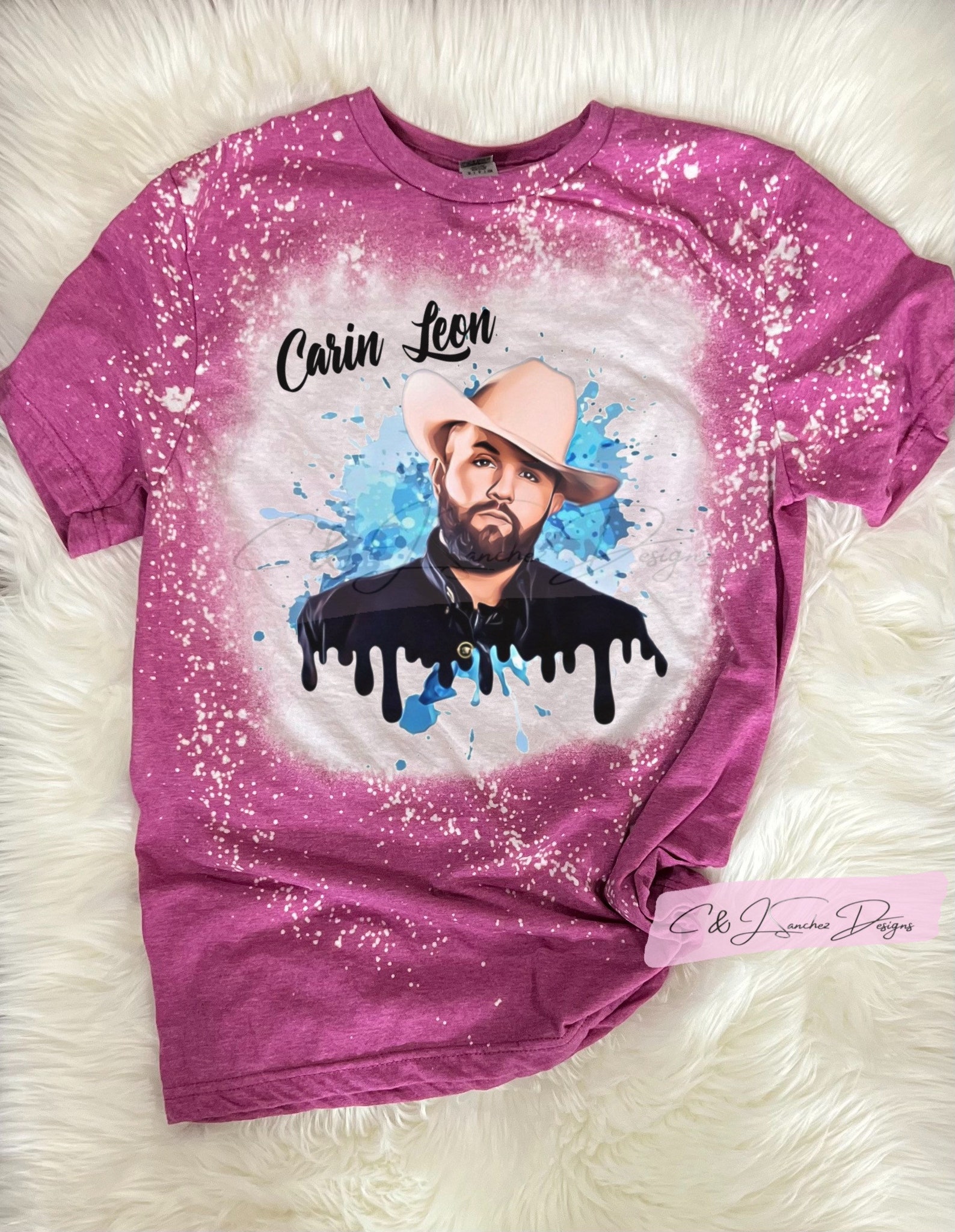 Carin Leon Bleach T-shirts Carin Leon Carin Leon Camisa - Etsy