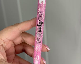 Dental Bow Coquette Glitter Pen,Tooth Pens, Dental Assistant Pens, Dental Hygiene Pens, Personalized Pen, Resin Glitter Pen, Inkjoy Gel Pens
