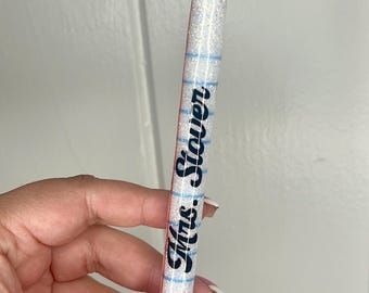 Lehrer Notizbuch Papier Glitzer Gelstift, Inkjoy Benutzerdefinierte Epoxy Glitzer Stifte, Geschenk für Lehrer Wertschätzung