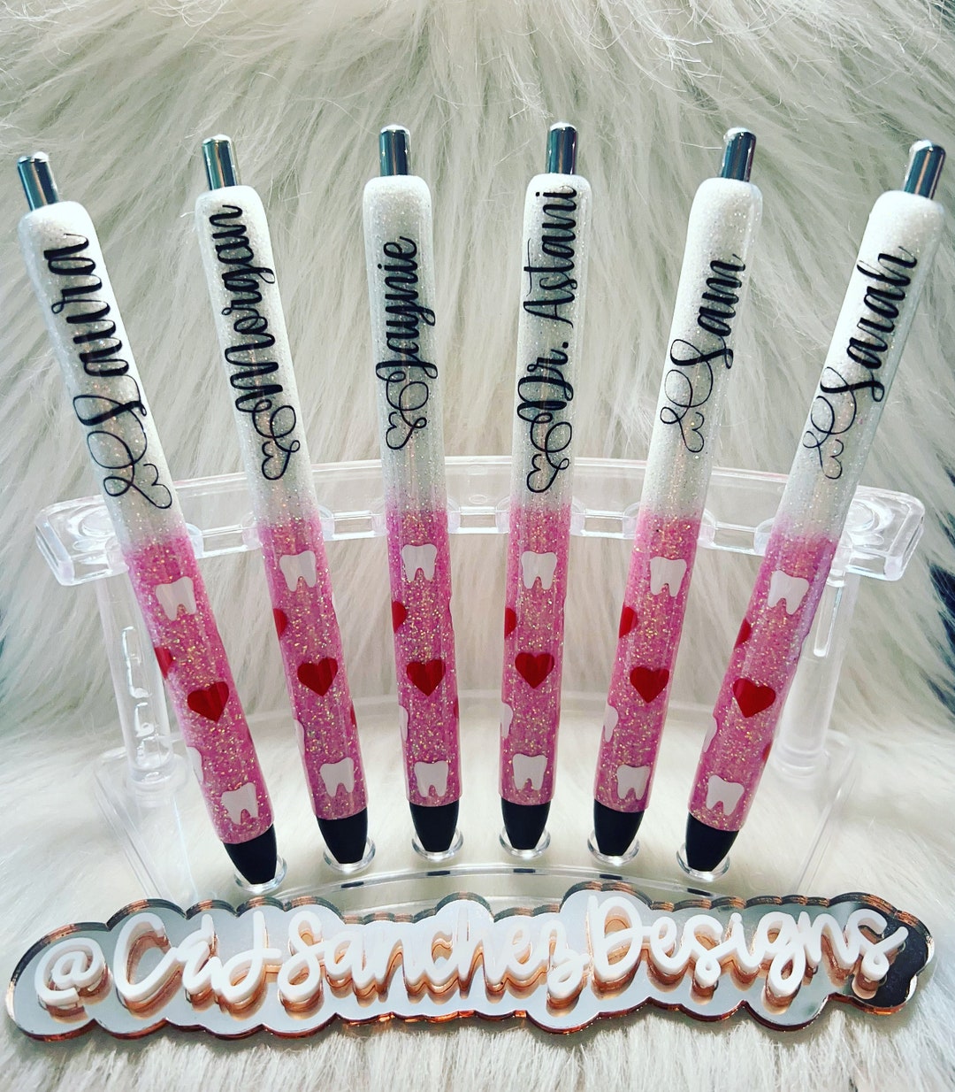 Valentine Dental Pens, Tooth Pens, Dental Assistant Pens, Dental