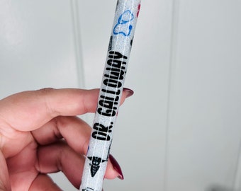 Veterinarian Glitter Pen, Vet Tech Gel Pen, Vet Gift, Refillable Glitter Pen