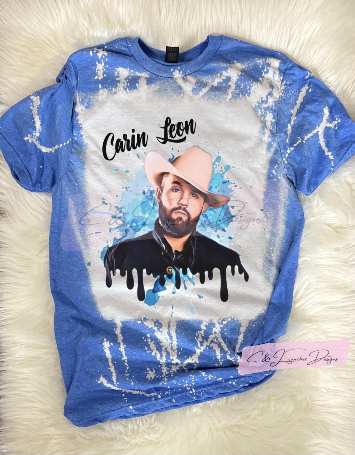 Carin Leon Bleach T-shirts Carin Leon Carin Leon Camisa - Etsy