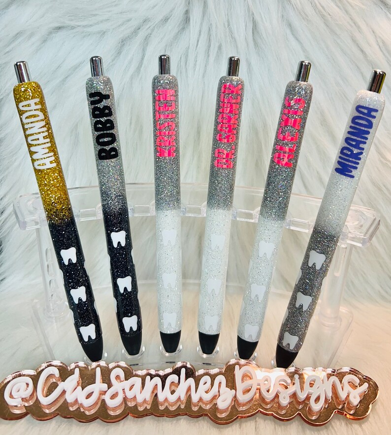 Dental Pens Tooth Pens Dental Assistant Pens Dental Hygiene Etsy