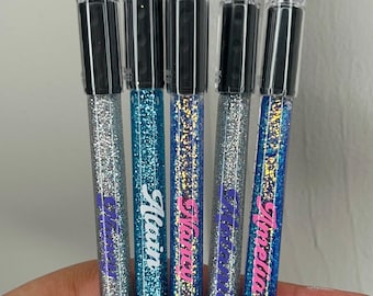 RSVP Personalized Glitter Ball Point Pen