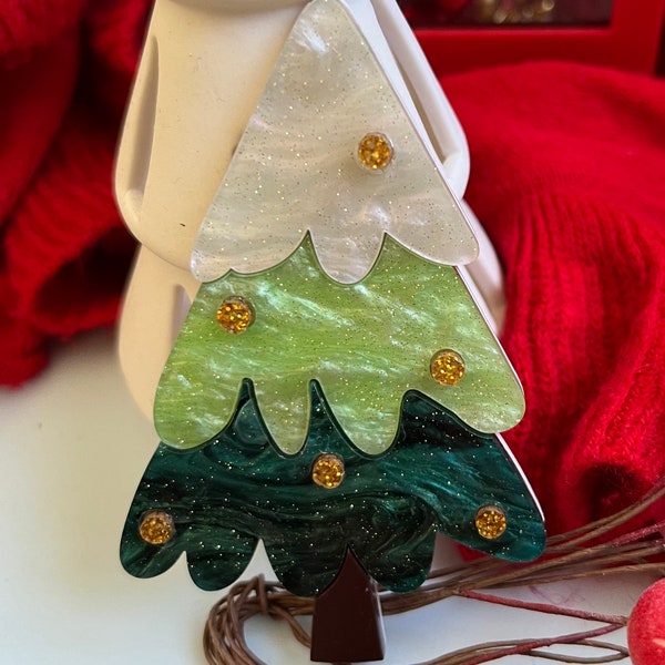 Oh broche de árbol de Navidad