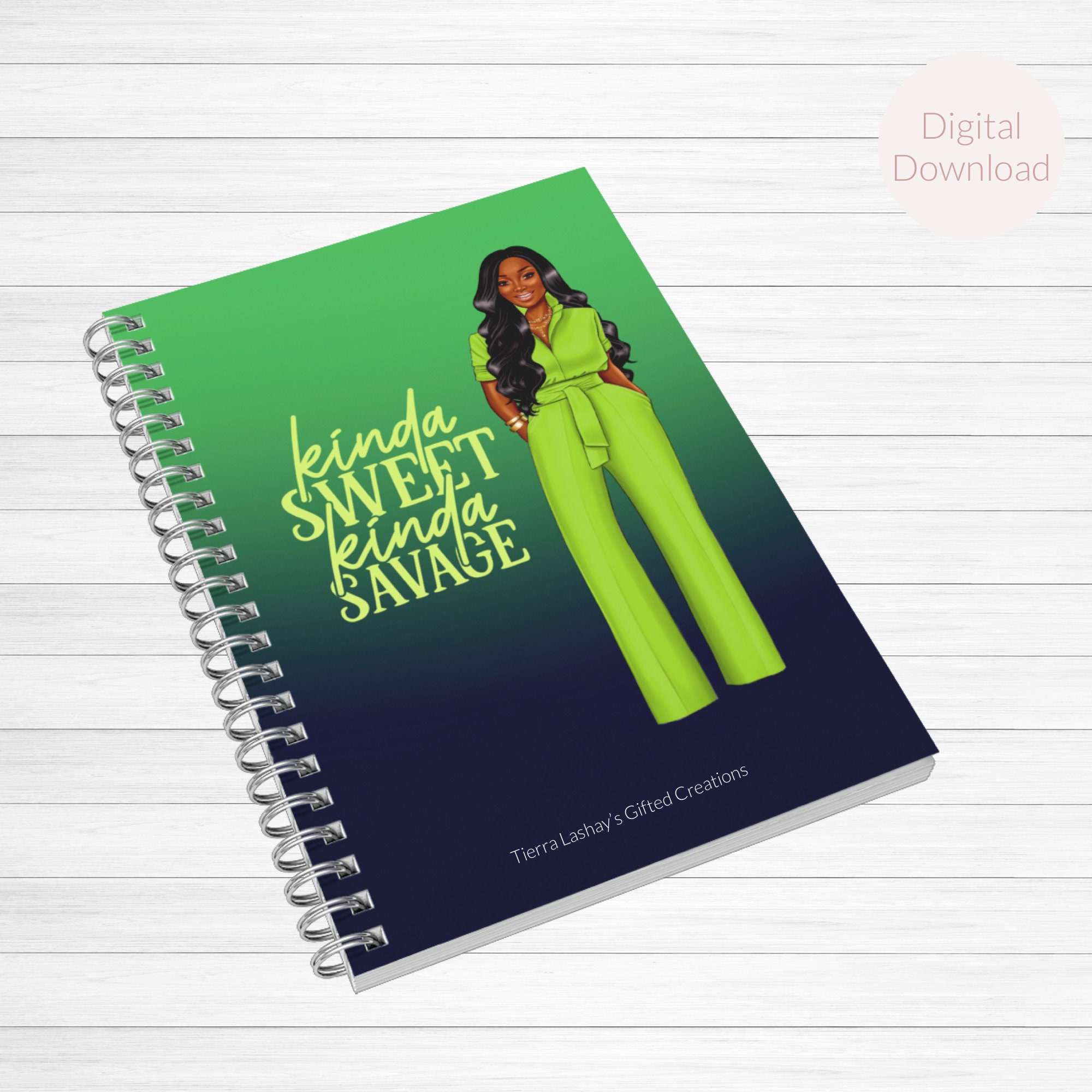 Notebook Cover/ Journal Cover/ Printable Planner Cover/ Etsy