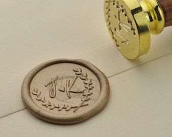 Personalized Initials Wax Seal Stamp Custom Wedding Initials Seals Wedding Invitation Seal Sealing Wax Stamp Customer Order 008