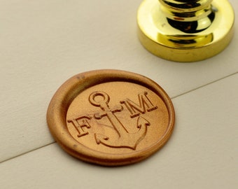Personalized Initials Wax Seal Stamp Custom Wedding Initials Seals Wedding Invitation Seal Sealing Wax Stamp Customer Order 007